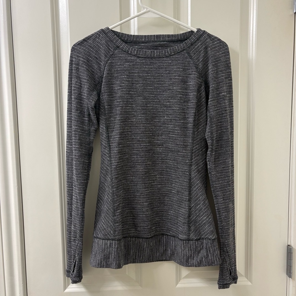 Lululemon Grey Long Sleeve Crewneck Sweatshirt